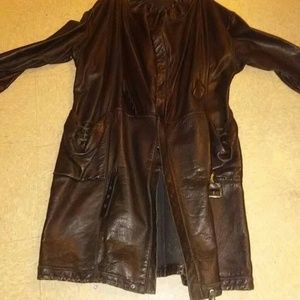 Women's Leather Coat.